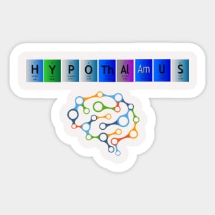 Hypothalamus period table element Sticker